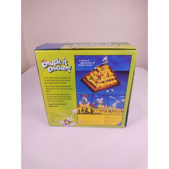 Chuck It Chicken Ravensburger 2006 Vintage Board Game - Picture 5 of 8